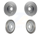 Front Rear Coat Disc Brake Rotor Kit For Jaguar XF XJ S-Type XK XKR XJR Super V8