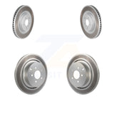 Front Rear Coat Brake Rotors Kit For INFINITI Q50 M37 Q60 Q70 Q70L QX70 M56 FX50