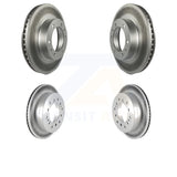 Front Rear Coated Disc Brake Rotors Kit For Toyota 4Runner FJ Cruiser