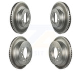 [Front+Rear] 2010-2014 Toyota FJ Cruiser Premium OE Coated Rotors Brake Kit For Max Braking