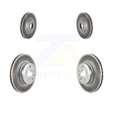 Front Rear Coated Disc Brake Rotors Kit For BMW X5 X6 xDrive50i
