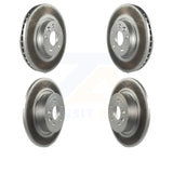 Front Rear Coated Disc Brake Rotors Kit For Land Rover Range Evoque