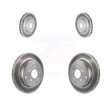 Front Rear Coated Disc Brake Rotors Kit For Hyundai Genesis Coupe
