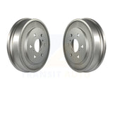 Rear Coated Brake Drums Pair For Chevrolet Silverado 1500 GMC Sierra Classic