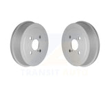 Rear Coated Brake Drums Pair For Toyota Corolla Prizm Chevrolet Geo