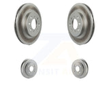 Front Rear Disc Brake Rotors Drums Kit For Honda Civic Fit Acura EL