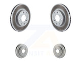 Front Rear Disc Brake Rotors Drums Kit For Honda Civic