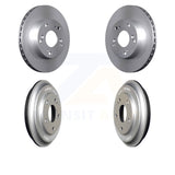 Front Rear Disc Brake Rotors Drums Kit For Honda Civic