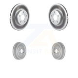 Front Rear Brake Rotor Drum Kit For 2003-2005 Chevrolet Cavalier Pontiac Sunfire