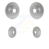 Front Rear Brake Rotors Drums Kit For Ford Escape Mercury Mariner Mazda Tribute