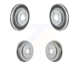 Front Rear Disc Brake Rotors Drum Kit For Chevrolet Cobalt Saturn Ion Pontiac G5