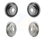 Front Rear Brake Rotors Drums Kit For Volkswagen Jetta With 280mm Diameter Rotor