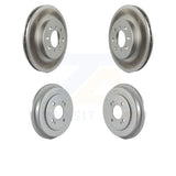 Front Rear Disc Brake Rotors Drums Kit For Honda Civic Fit Insight