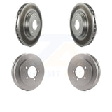 Front Rear Brake Rotors Drum Kit For Jeep Patriot Compass Dodge Caliber Chrysler