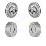 Front Rear Disc Brake Rotors Drum Kit For Ford Ranger With 10