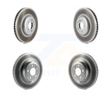 Front Rear Coated Disc Brake Rotor And Hub Kit For BMW 750Li xDrive 750i 550i GT