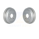 Rear Coat Brake Drums Pair For Chevrolet Aveo Spark Aveo5 Pontiac G3 Suzuki Wave