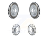 Front Rear Coated Brake Rotors Kit For Mercedes-Benz S550 SL550 CL550 S600 S400