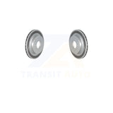 Rear Coated Disc Brake Rotors Pair For Mitsubishi Lancer