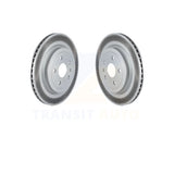 Rear Coated Disc Brake Rotors Pair For Cadillac CTS