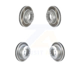 Front Rear Coated Disc Brake Rotors Kit For Ford F-450 Super Duty F-550