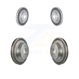 Front Rear Coat Brake Rotor Kit For Mercedes-Benz E400 With 344mm Diameter