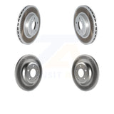 Front Rear Coated Disc Brake Rotors Kit For Audi A4 A5 Sportback