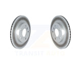Front Coated Disc Brake Rotors Pair For BMW i3 i3s
