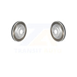 Front Coated Disc Brake Rotors Pair For 2020-2022 Ford Explorer Lincoln Aviator