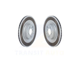 Rear Coated Brake Rotors Pair For Volvo XC90 XC60 S90 S60 V90 Cross Country V60