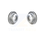 Rear Coated Disc Brake Rotors Pair For Ford F-450 Super Duty F-600 F-550