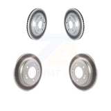 Front Rear Coated Disc Brake Rotors Kit For Kia Niro Hyundai Ioniq