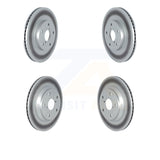 Front Rear Coated Disc Brake Rotors Kit For Subaru Forester