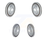 Front Rear Coat Brake Rotors Kit For 16-17 Mercedes-Benz GLE400 With AMG Package