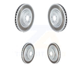 Front Rear Coat Brake Rotor Kit For Mercedes-Benz GLS450 GL450 GLS550 GL350 ML63