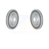 Front Coated Brake Rotors Pair For Mercedes-Benz ML350 GLE350 ML400 GLE400 ML250