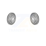 [Front] 2017-2022 Tesla 3 With Gray Painted Calipers Premium OE Coated Rotors Brake Kit For Max Braking