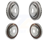 Front Rear Coated Disc Brake Rotors Kit For 2012 Jeep Grand Cherokee 6.4L