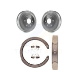 Rear Coat Brake Drum Shoes Kit For 2009-2013 Chevrolet Silverado 1500 GMC Sierra