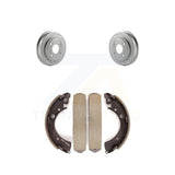 Rear Coated Brake Drum Shoes Kit For Honda Civic Fit Accord Acura EL