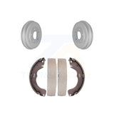 Rear Coated Brake Drum Shoes Kit For Ford Escape Mazda Tribute Mercury Mariner