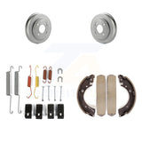 Rear Coated Brake Drum Shoes Spring Kit For Honda Civic Fit