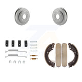 Rear Coated Brake Drum Shoes Spring Kit For Honda Civic Acura EL