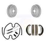 Rear Coated Brake Drum Shoes Spring Kit For Chevrolet Cavalier Pontiac Sunfire