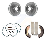 Rear Coated Brake Drum Shoes Spring Kit For Chevrolet Silverado 1500 GMC Sierra
