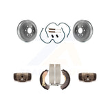 Rear Coated Brake Drum Shoe Spring Cylinder Kit For Chevrolet Silverado 1500 GMC