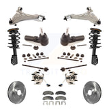 Front Disc Rotor Brake Pad Bearing Shock Suspension Kit (15Pc) For Buick Lucerne