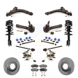 Front Disc Rotors Brake Pad Bearing Suspension Kit (15Pc) For Pontiac Grand Prix