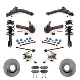 Front Rotors Brake Pad Bearing Suspension Kit (15Pc) For Chevrolet Venture Trans