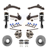 Front Disc Rotors Brake Pads Bearing Suspension Kit (15Pc) For Chevrolet Venture